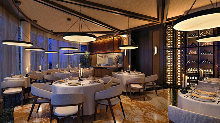 conrad corfu komos a la carte restaurant