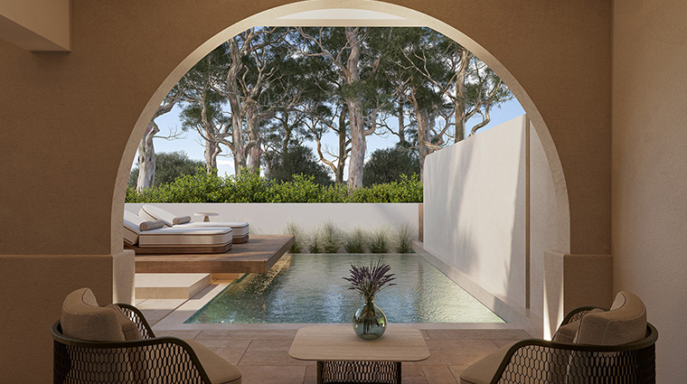 conrad corfu two bedroom private pool