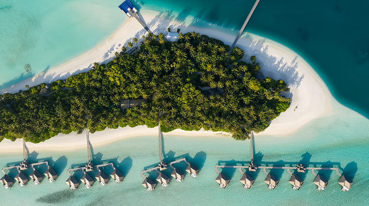 conrad maldives rangali island aerial