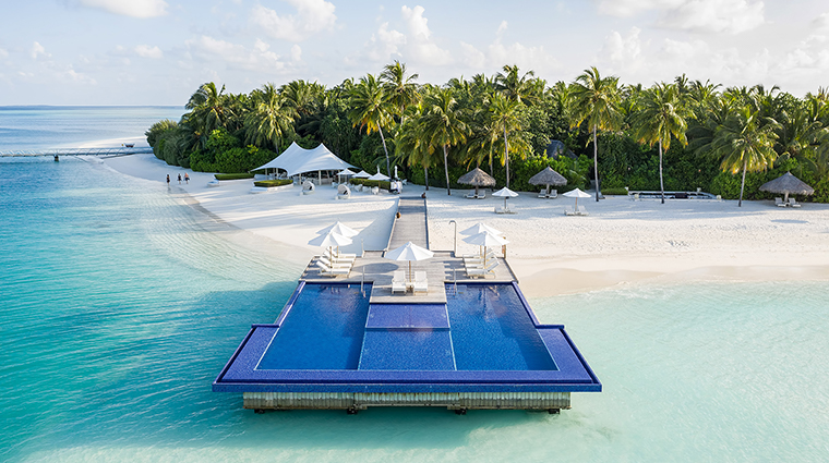conrad maldives rangali island quiet zone pool