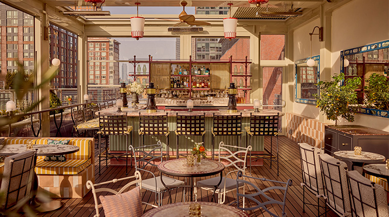 conrad new york Leonessa Interiors Bar new