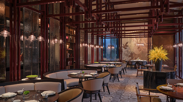 conrad shenzhen chao chinese restaurant lobby night