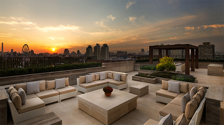 conrad tianjin presidential suite outdoor terrace