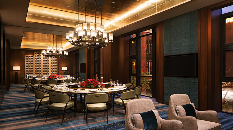 conrad tianjin ying chinese restaurant private dining room