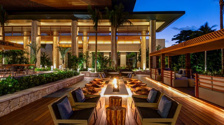 conrad tulum riviera maya outdoor lounge