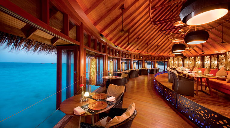 constance halaveli maldives fine dining restaurant