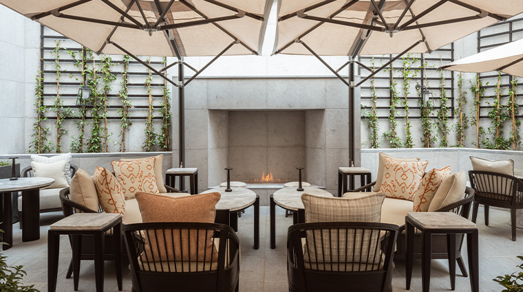 corinthia brussels Courtyard