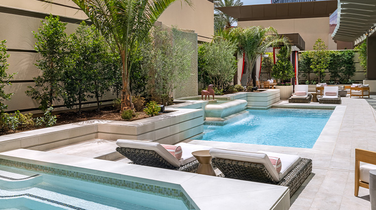 crockfords las vegas lxr hotels resorts new pools