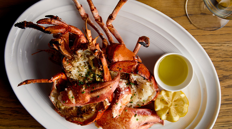 dprime steakhouse pan roasted lobster