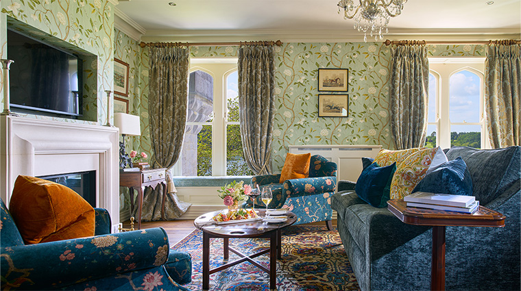 dromoland castle hotel and country estate lady mary obrien suite lounge two bedroom suite