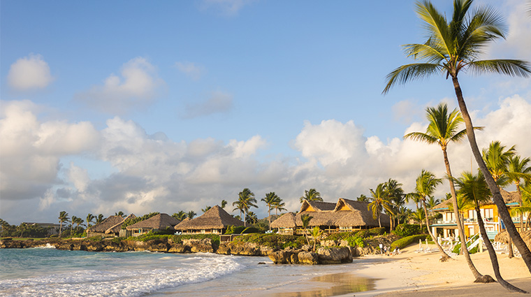 14eden roc cap cana Bungalos from the Beach
