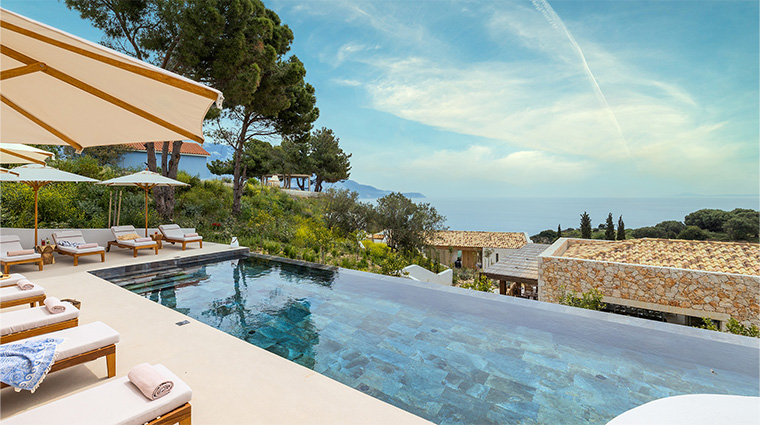 eliamos villas hotel and spa pool view