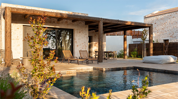 eliamos villas hotel and spa pool view2