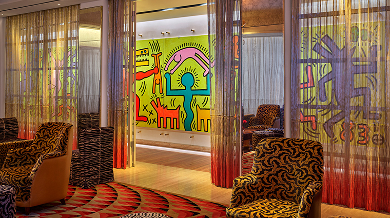 faena new york the living room haring