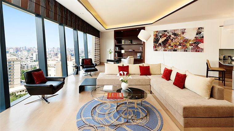 fairmont baku flame towers apartment