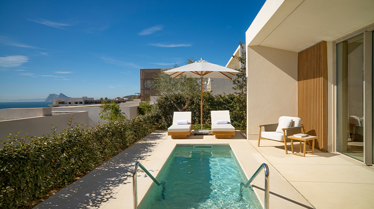 Fairmont La Hacienda Hotel Villa Room 1021 Bedroom Plunge Pool