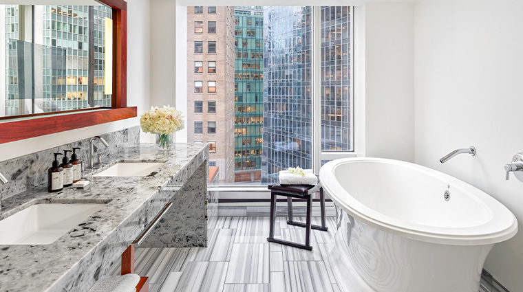 fairmont pacific rim Stanley Park View Suite Bathroom