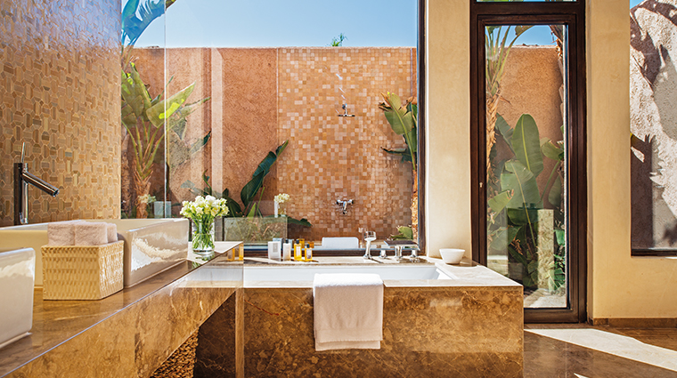fairmont royal palm marrakech prince villa bathroom