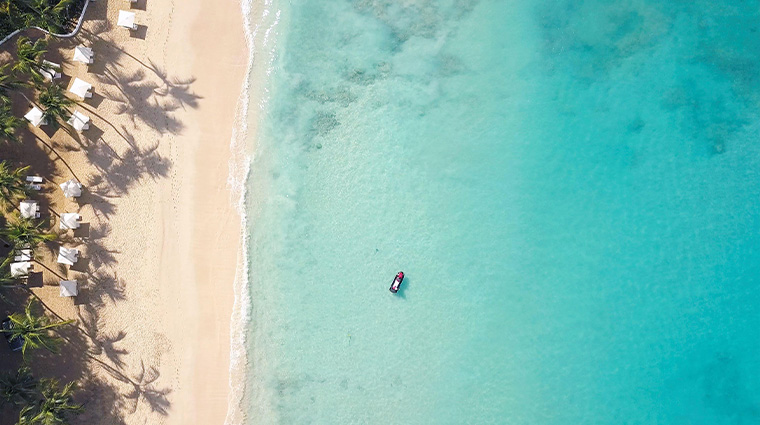 fairmont royal pavilion barbados aerial beach view
