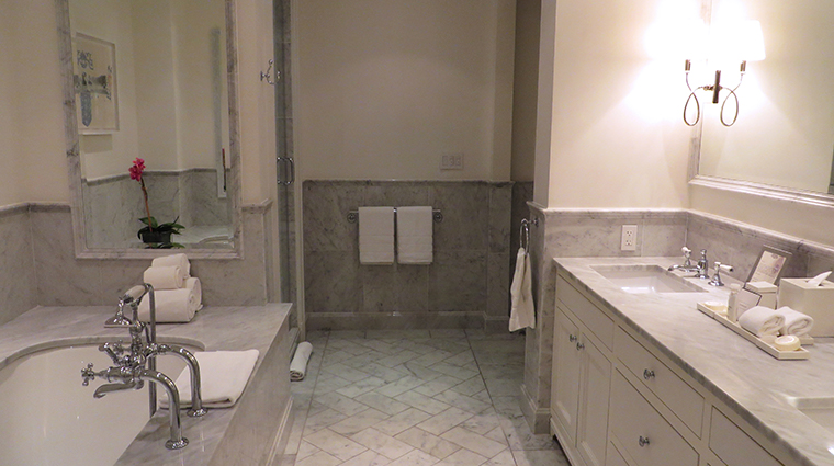 fisher island hotel and resort guest house suite bathroom