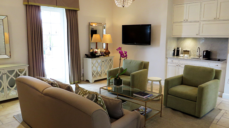 fisher island hotel and resort south cottage living room