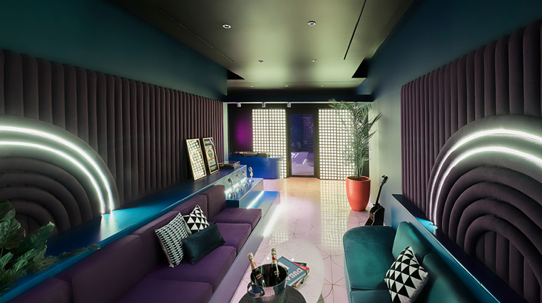 five palm jumeirah music studio interior