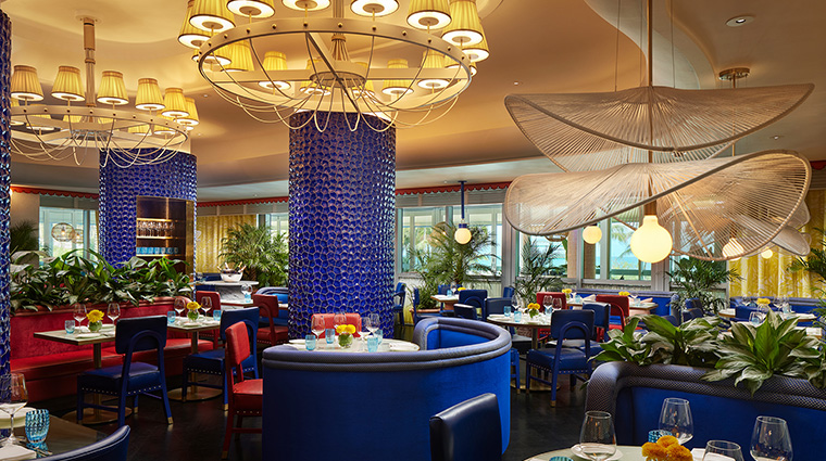 fontainebleau miami beach dining room mirabella coastal italian