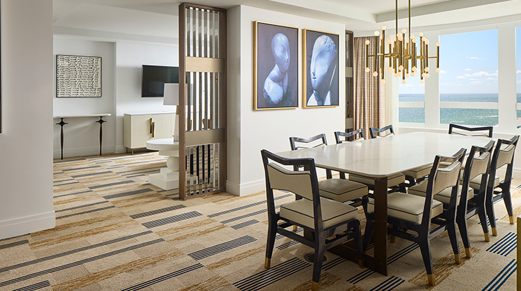 fontainebleau miami beach grand one bedroom suite dining room