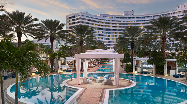 fontainebleau miami beach island cabana main poolscape