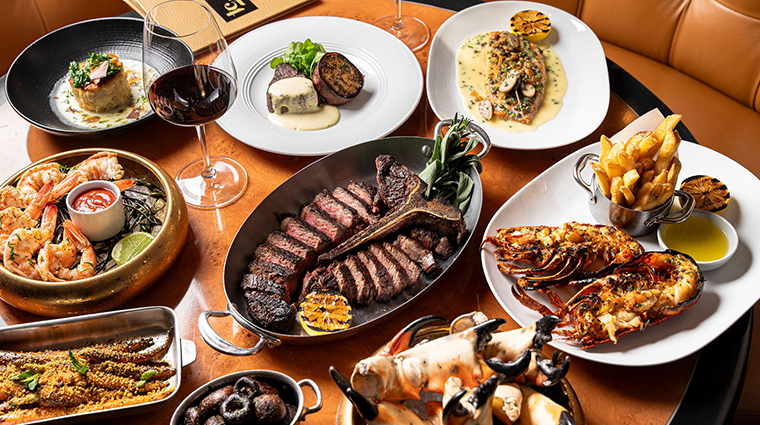 fontainebleau miami beach prime 54 steakhouse cuisine