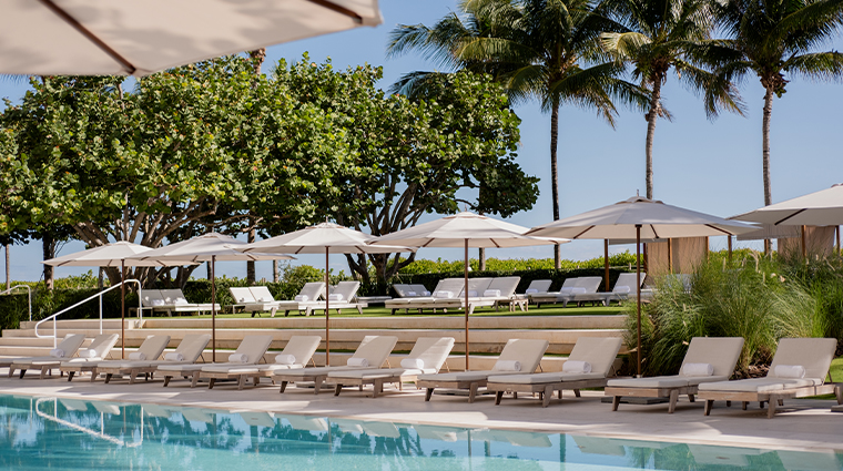 four seasons hotel at the surf club pool exterior