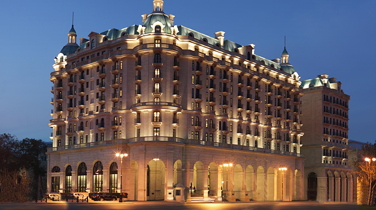Four Seasons Hotel Baku Hotel Exterior Evening