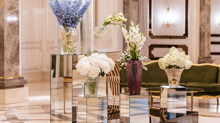 four seasons hotel baku lobby florals