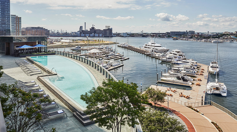 four seasons hotel baltimore outdoor rooftop pool