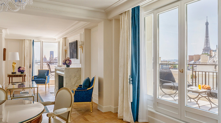 four seasons hotel george v paris eiffel parisian suite