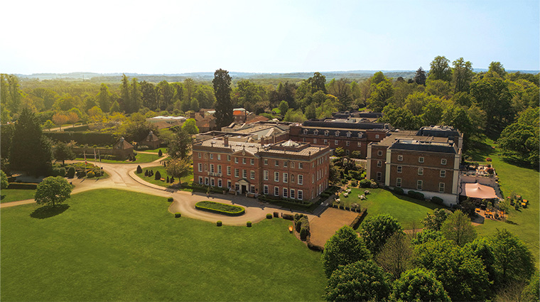 four seasons hampshire drone extrerior