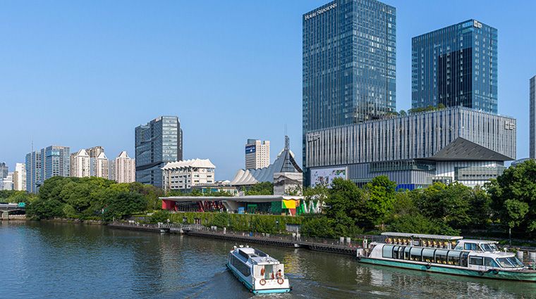 four seasons hotel hangzhou at hangzhou center exterior