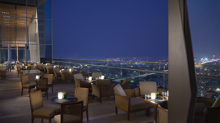 four seasons hotel kuwait at burj alshaya Dai Forni Terrace Evening