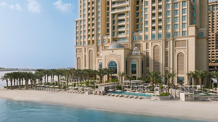 four seasons resort and residences at the pearl qatar private beach