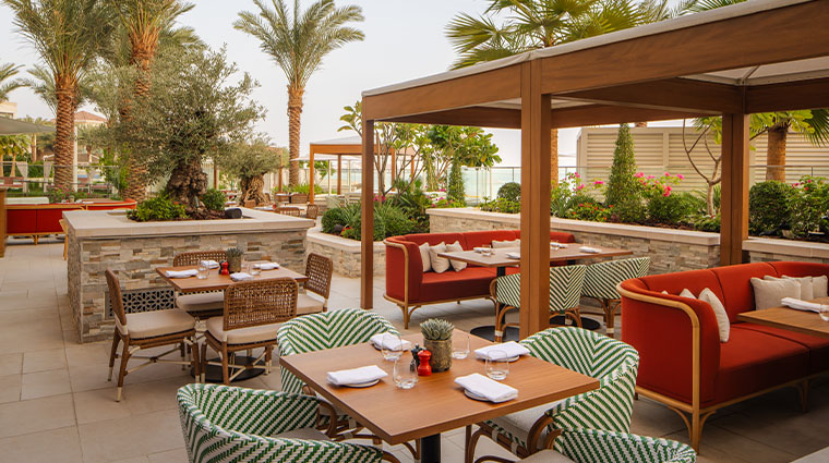 four seasons resort and residences at the pearl qatar spuntino outdoor terrace