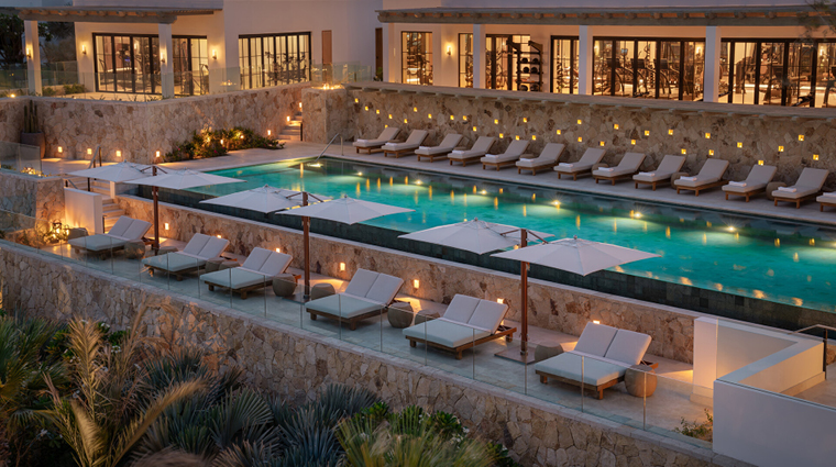 four seasons resort and residences cabo san lucas at cabo del sol pool aerial