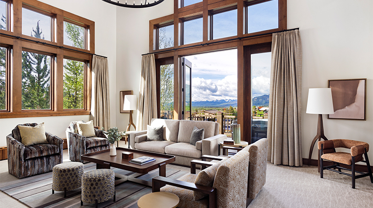 four seasons resort and residences jackson hole wildflower three bed den slop penthouse den