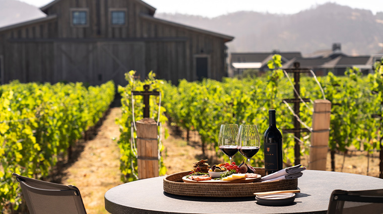 four seasons resort and residences napa valley outdoor picnic