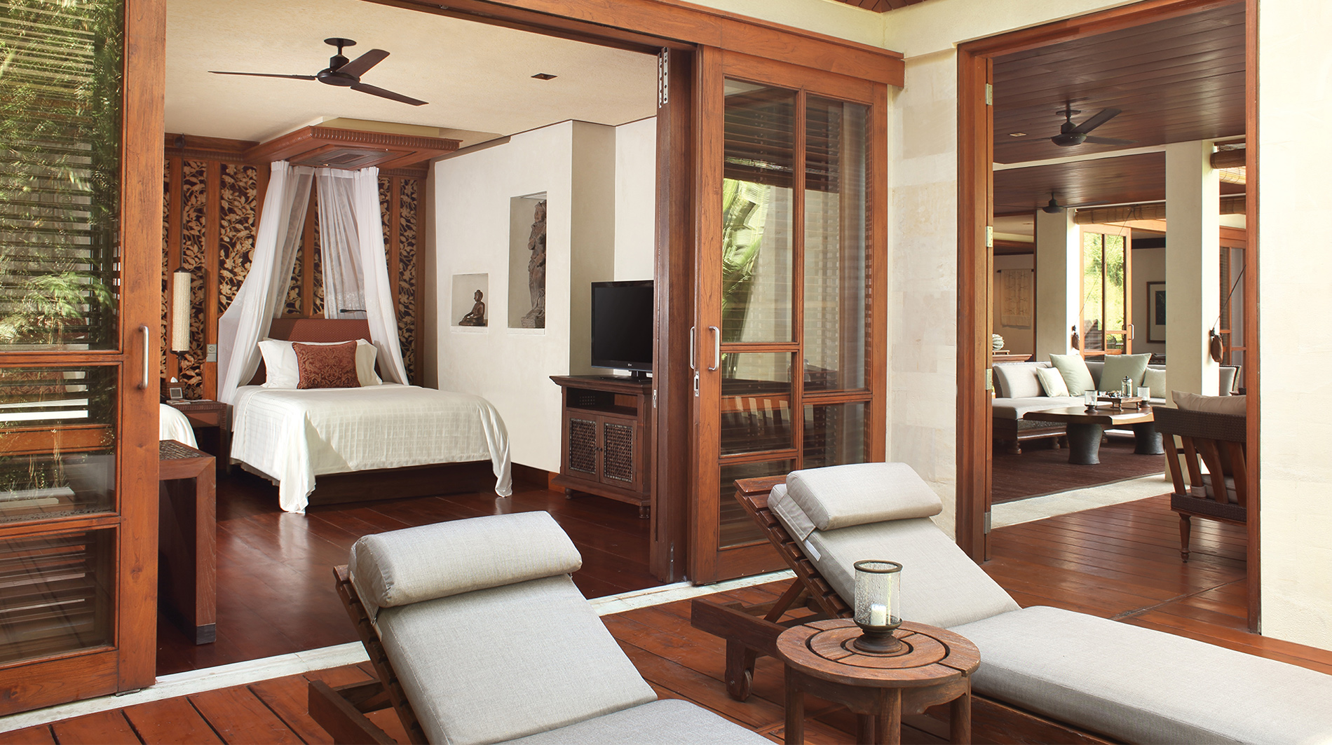 Four Seasons Resort Bali At Sayan River View Bedroom 