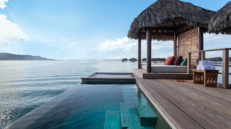 four seasons resort bora bora bungalow deck