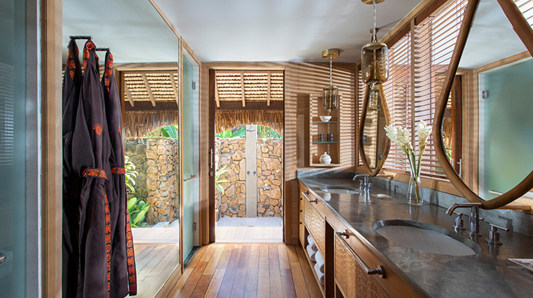 four seasons resort bora bora villa bathroom