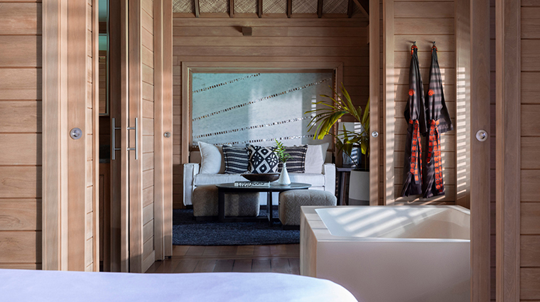 four seasons resort bora bora water bungalow wide