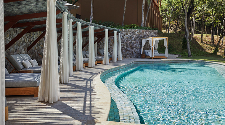 four seasons resort costa rica at peninsula papagayo pool loungers