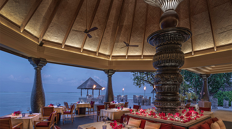 four seasons resort maldives at kuda huraa night restaurant2023