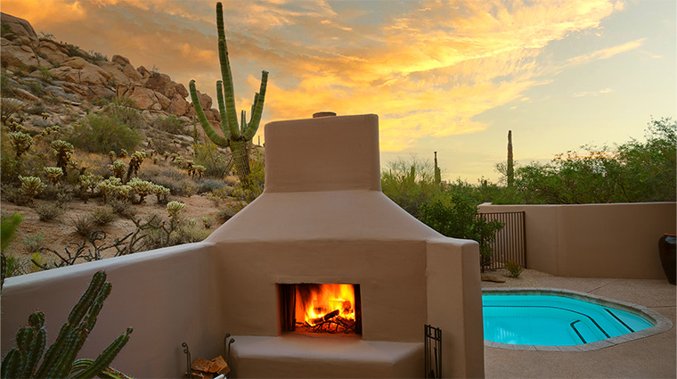 four seasons resort scottsdale at troon north fireplace